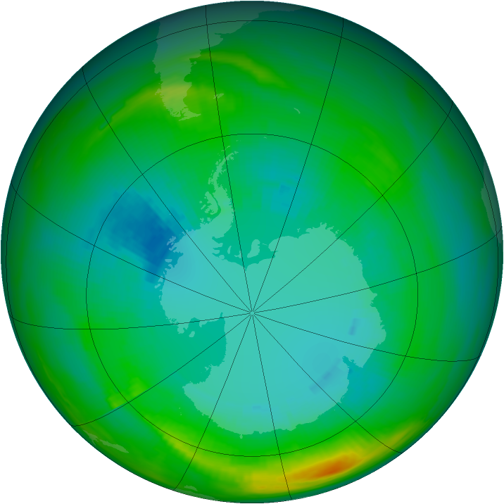 Ozone Map 1981-08-24